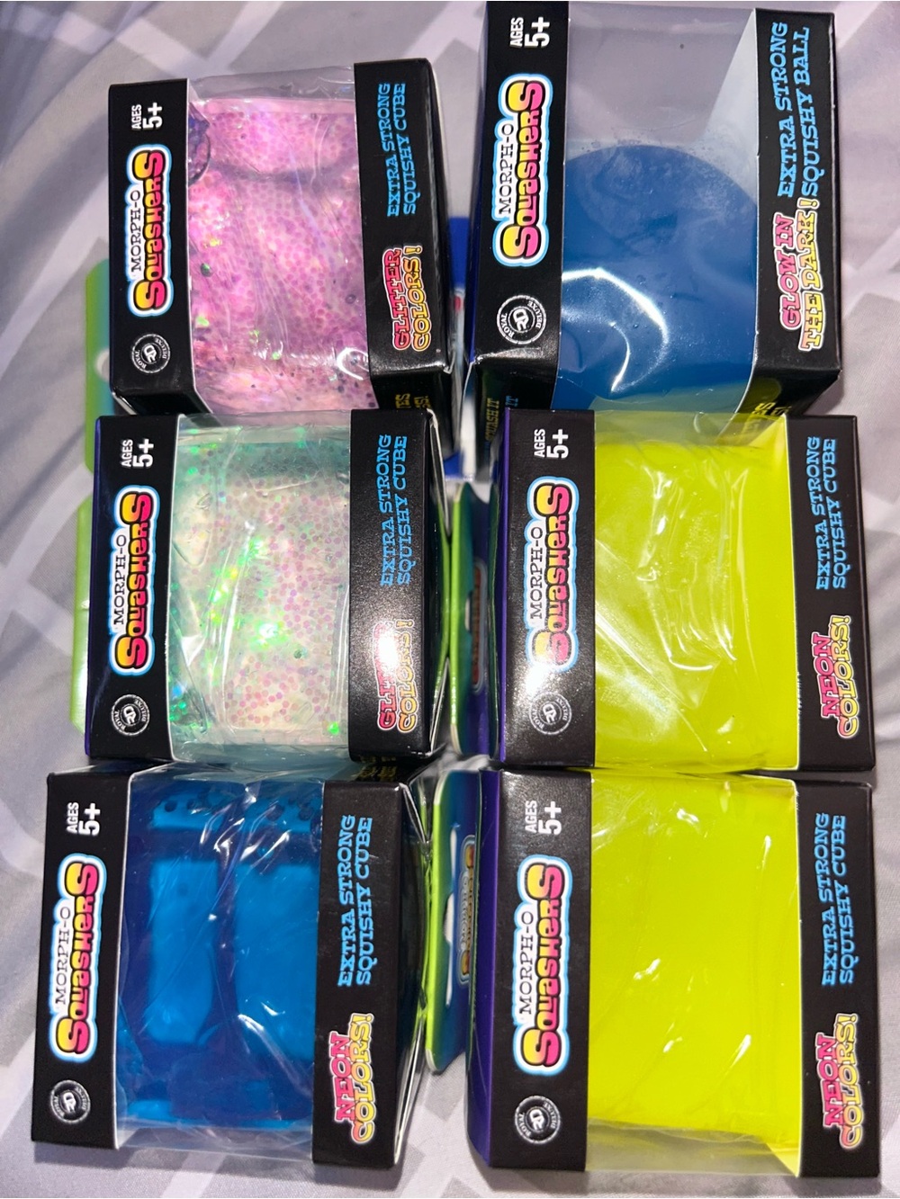 Neon & Glitter Stress Balls - Assorted Colors